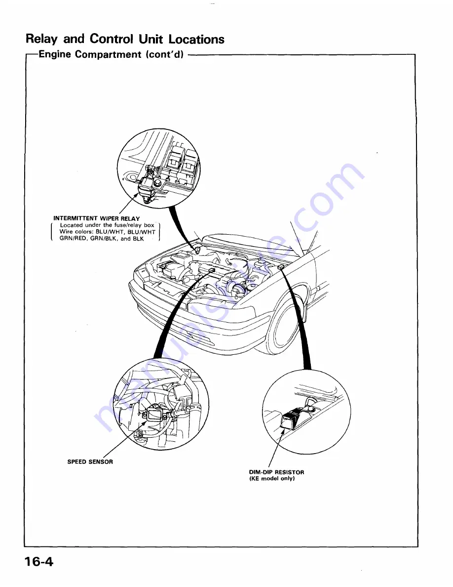 Honda 1991 Accord Aero Deck
1992 Accord Repair Manual Download Page 1793