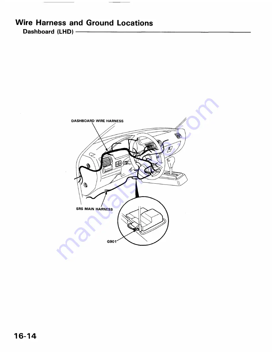 Honda 1991 Accord Aero Deck
1992 Accord Скачать руководство пользователя страница 1804