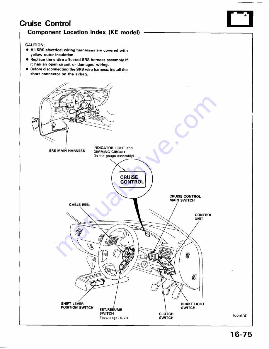 Honda 1991 Accord Aero Deck
1992 Accord Скачать руководство пользователя страница 1862