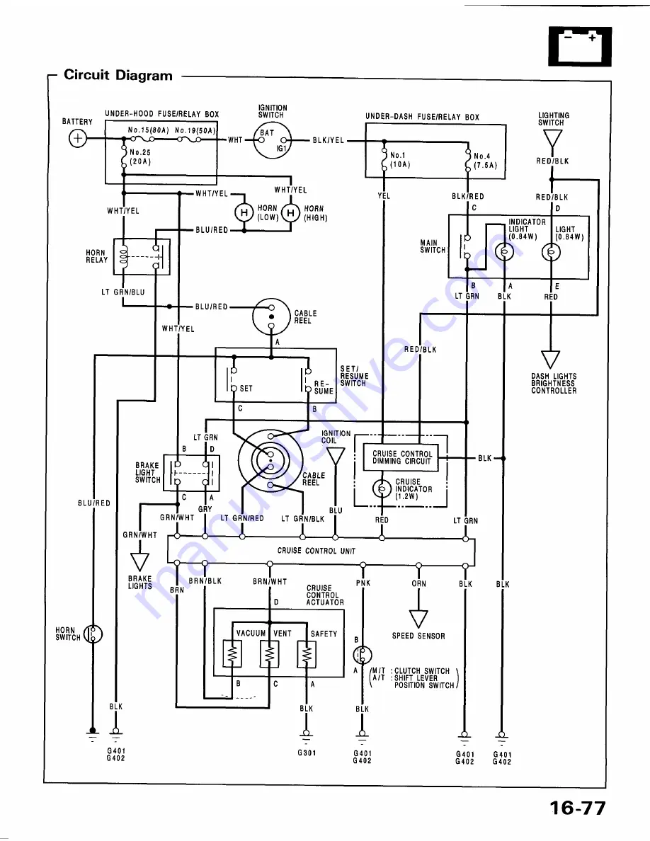 Honda 1991 Accord Aero Deck
1992 Accord Repair Manual Download Page 1864