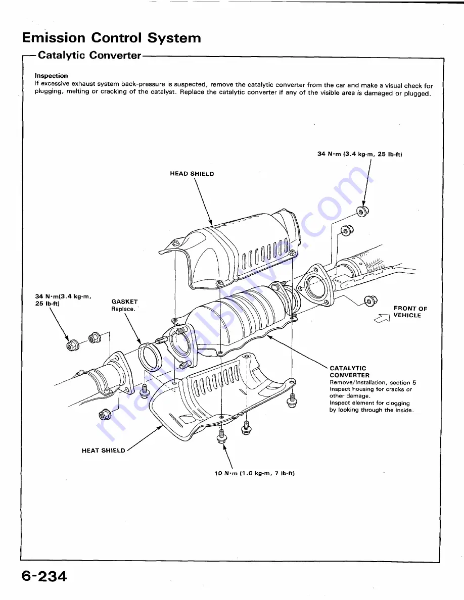 Honda 1991 Accord Aero Deck
1992 Accord Скачать руководство пользователя страница 334