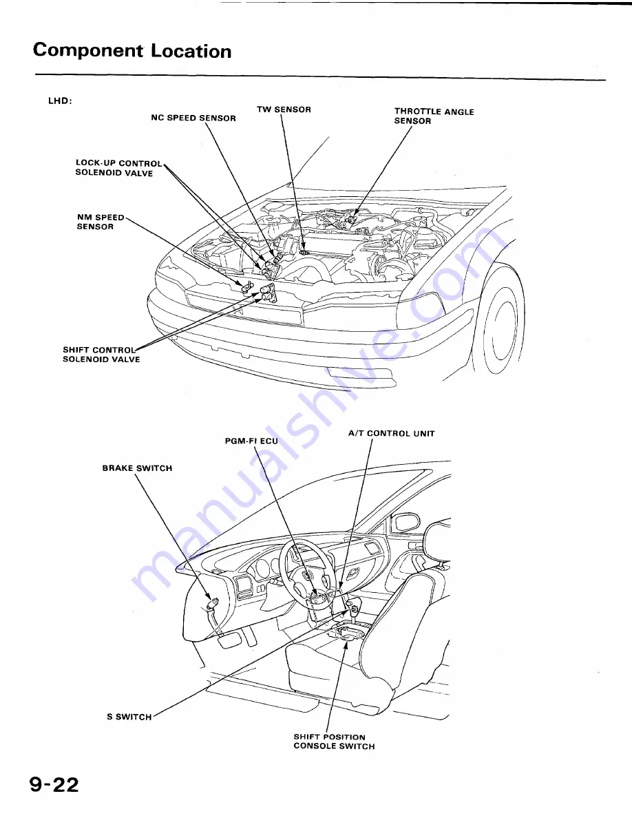 Honda 1991 Accord Aero Deck
1992 Accord Скачать руководство пользователя страница 393