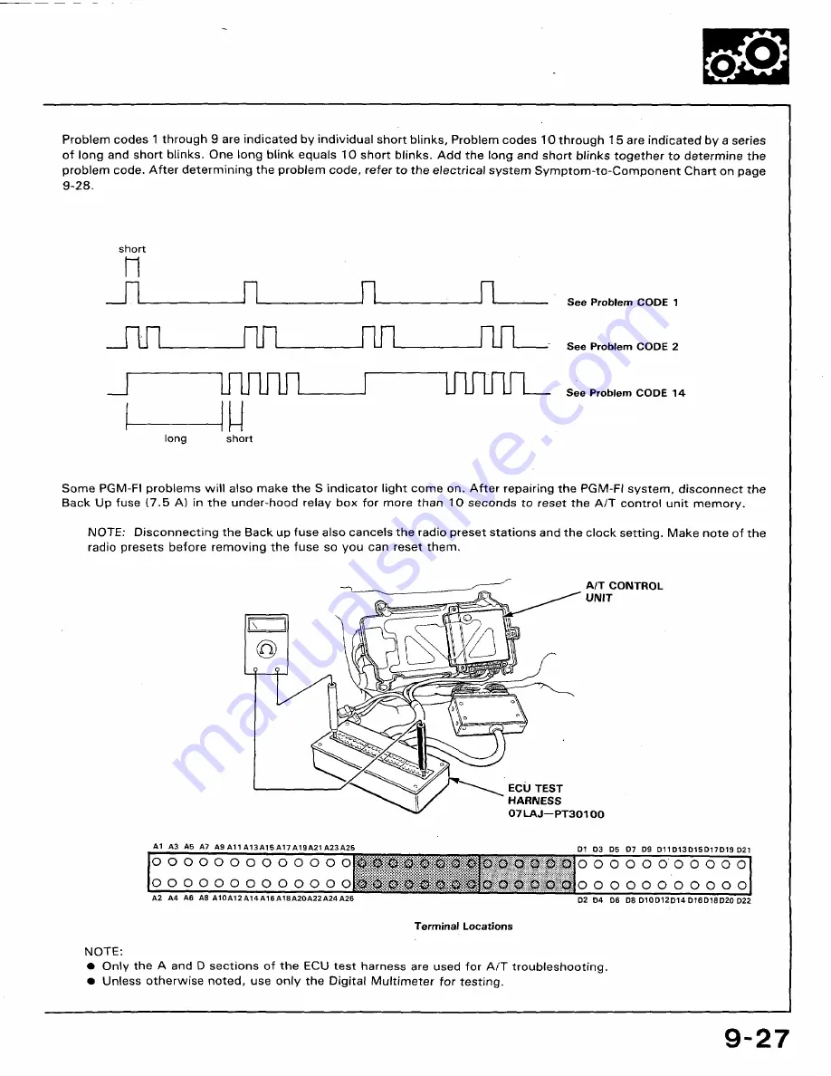 Honda 1991 Accord Aero Deck
1992 Accord Repair Manual Download Page 396