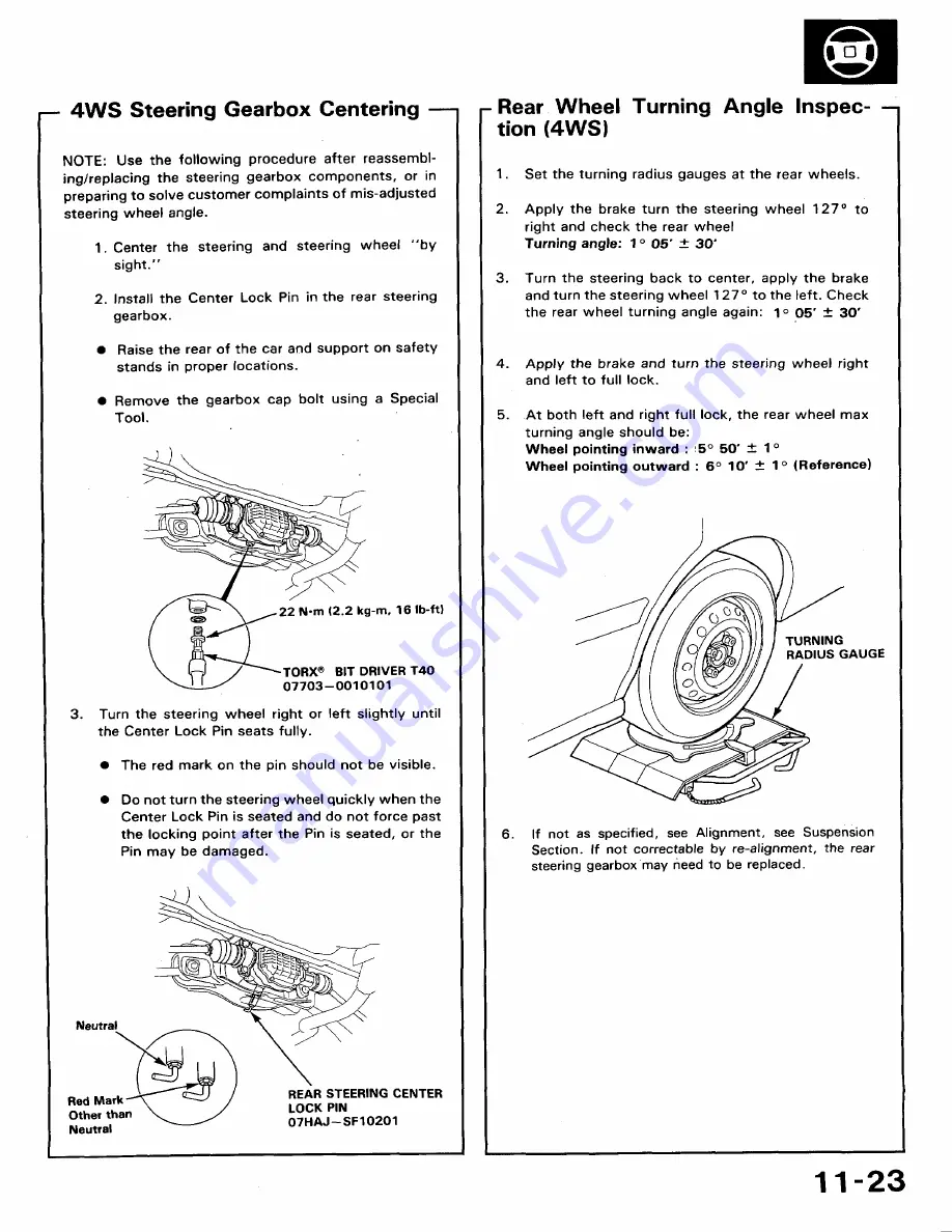 Honda 1991 Accord Aero Deck
1992 Accord Скачать руководство пользователя страница 492