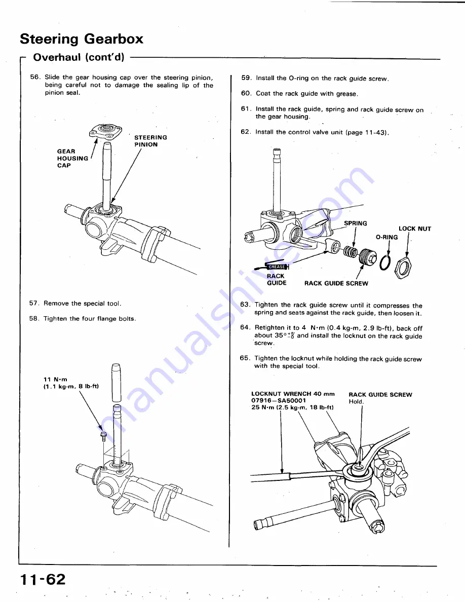 Honda 1991 Accord Aero Deck
1992 Accord Repair Manual Download Page 532