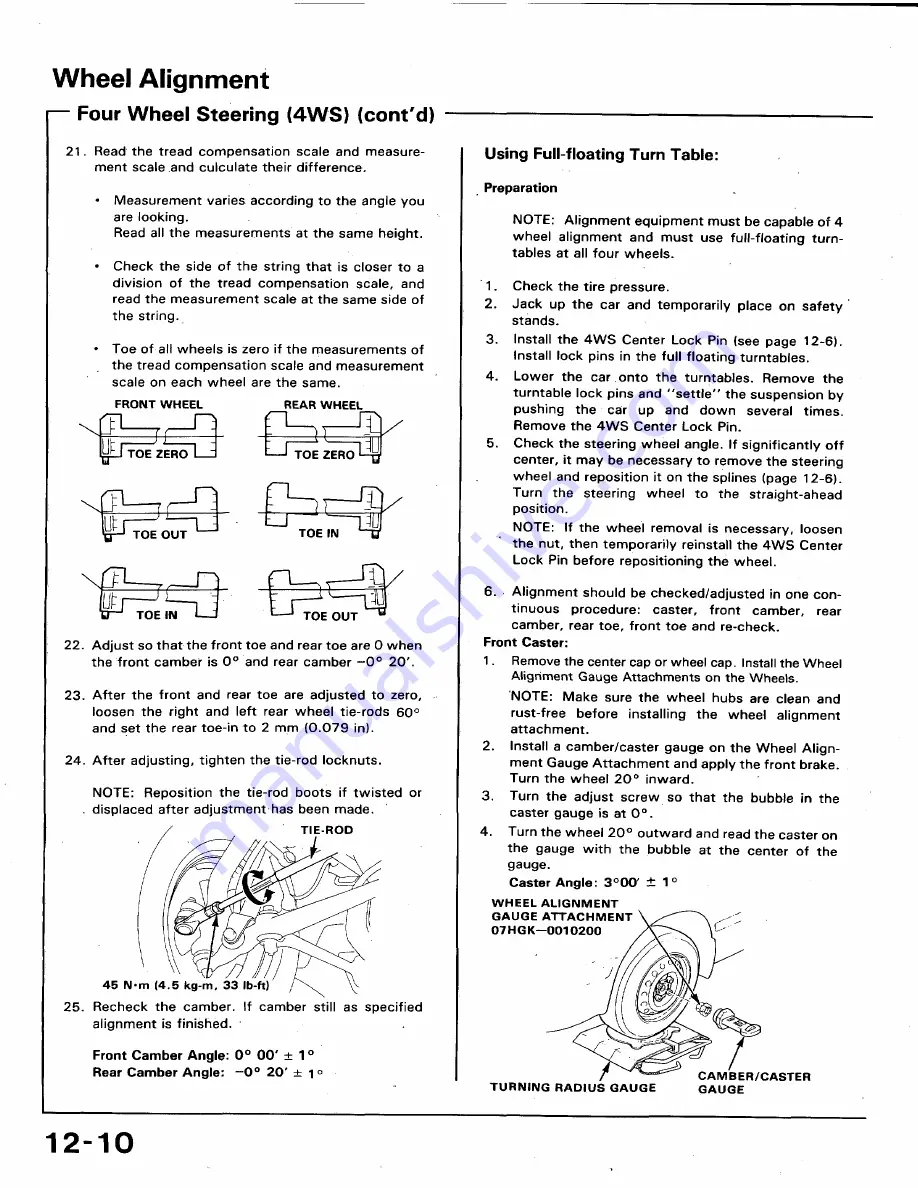 Honda 1991 Accord Aero Deck
1992 Accord Repair Manual Download Page 555