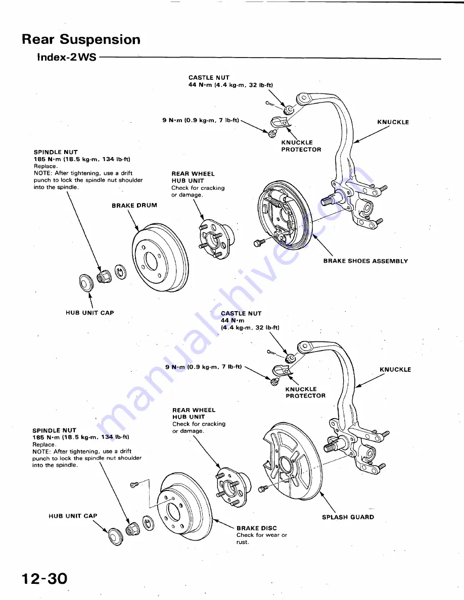 Honda 1991 Accord Aero Deck
1992 Accord Repair Manual Download Page 575