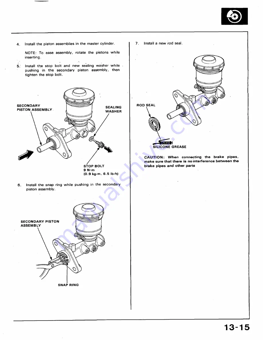 Honda 1991 Accord Aero Deck
1992 Accord Repair Manual Download Page 600