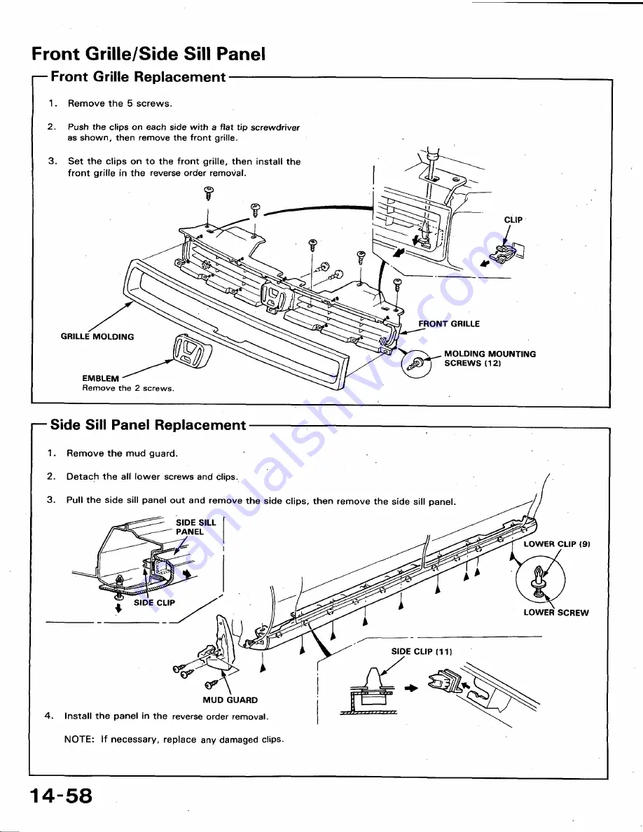 Honda 1991 Accord Aero Deck
1992 Accord Repair Manual Download Page 684