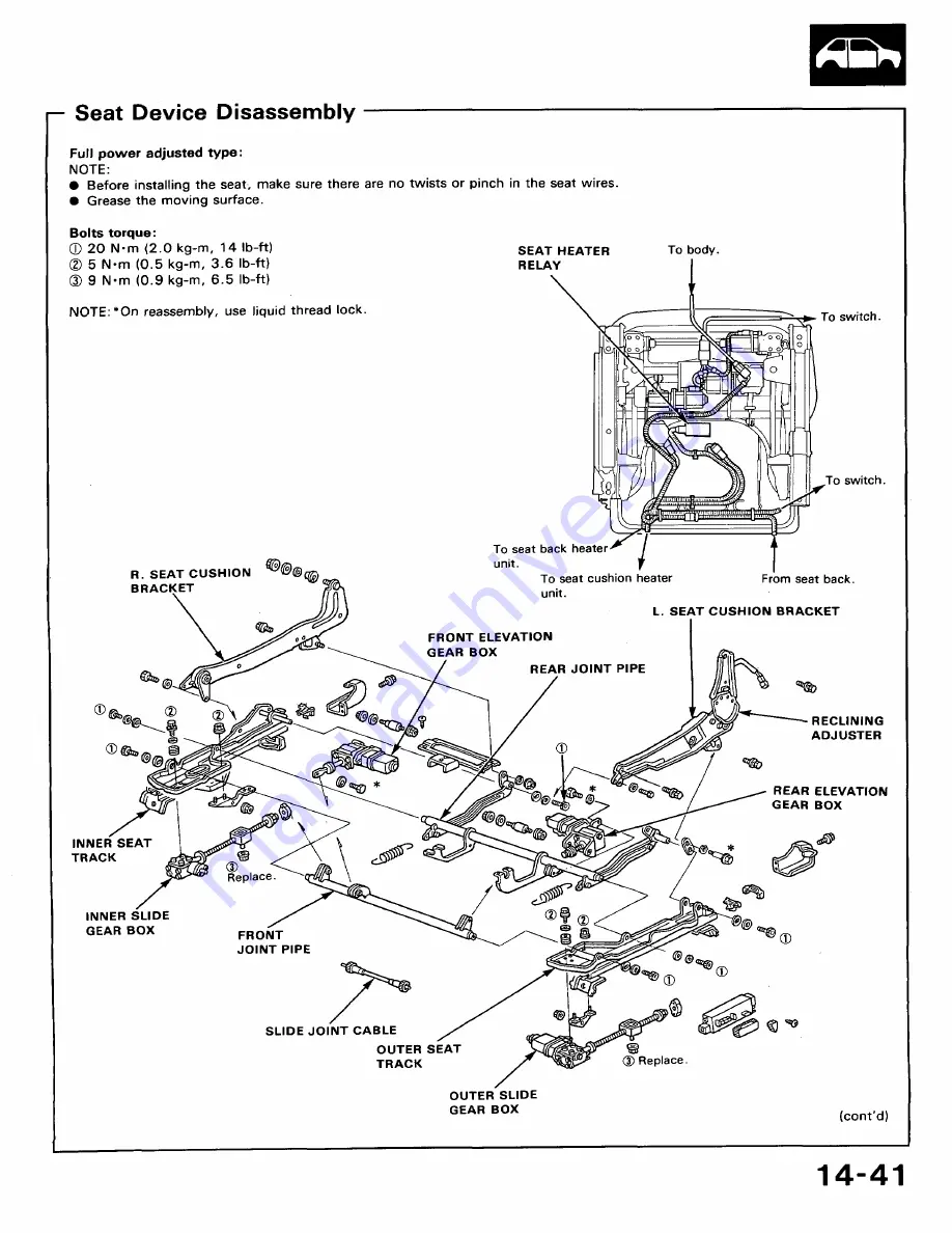 Honda 1991 Accord Aero Deck
1992 Accord Repair Manual Download Page 699