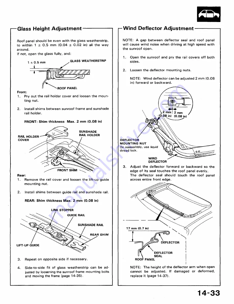 Honda 1991 Accord Aero Deck
1992 Accord Repair Manual Download Page 713