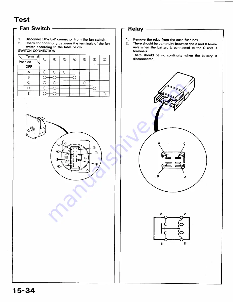 Honda 1991 Accord Aero Deck
1992 Accord Repair Manual Download Page 762