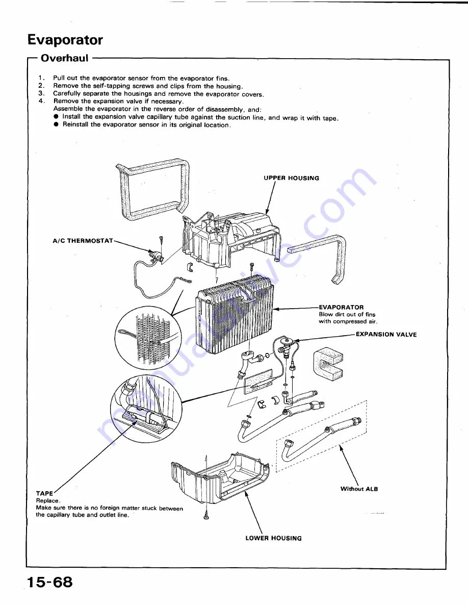 Honda 1991 Accord Aero Deck
1992 Accord Скачать руководство пользователя страница 794