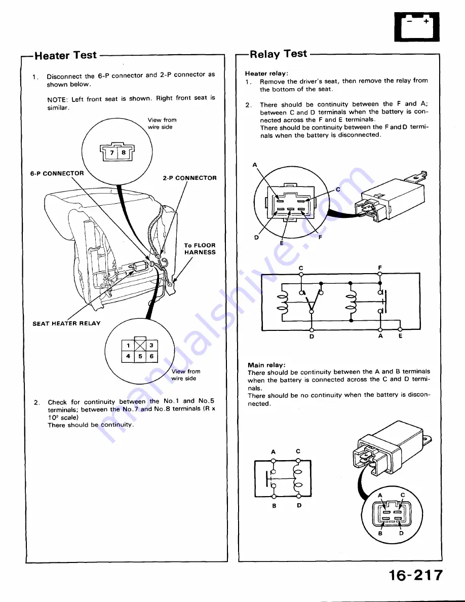 Honda 1991 Accord Aero Deck
1992 Accord Repair Manual Download Page 932