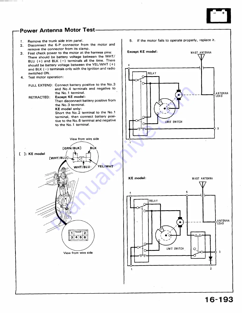 Honda 1991 Accord Aero Deck
1992 Accord Repair Manual Download Page 955