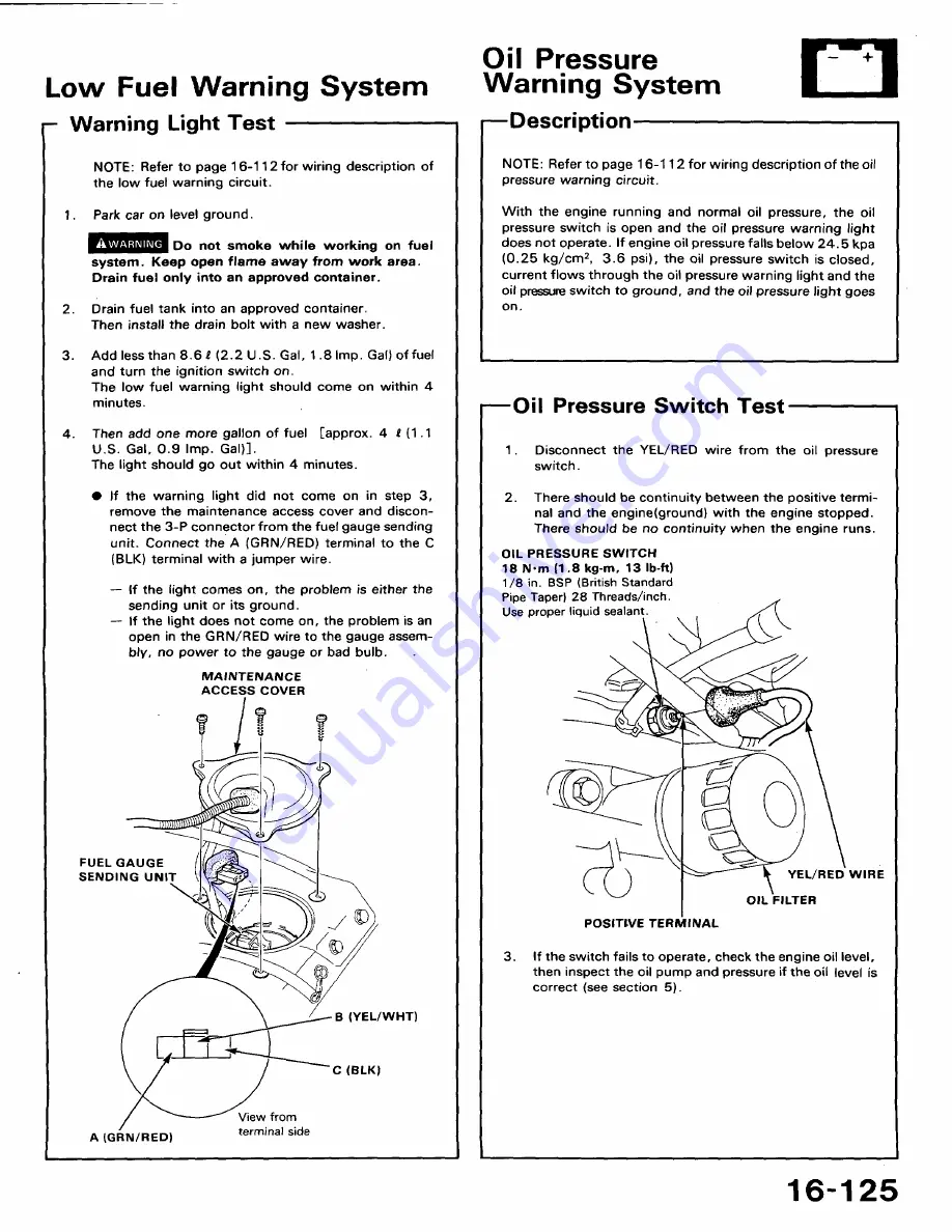 Honda 1991 Accord Aero Deck
1992 Accord Repair Manual Download Page 994