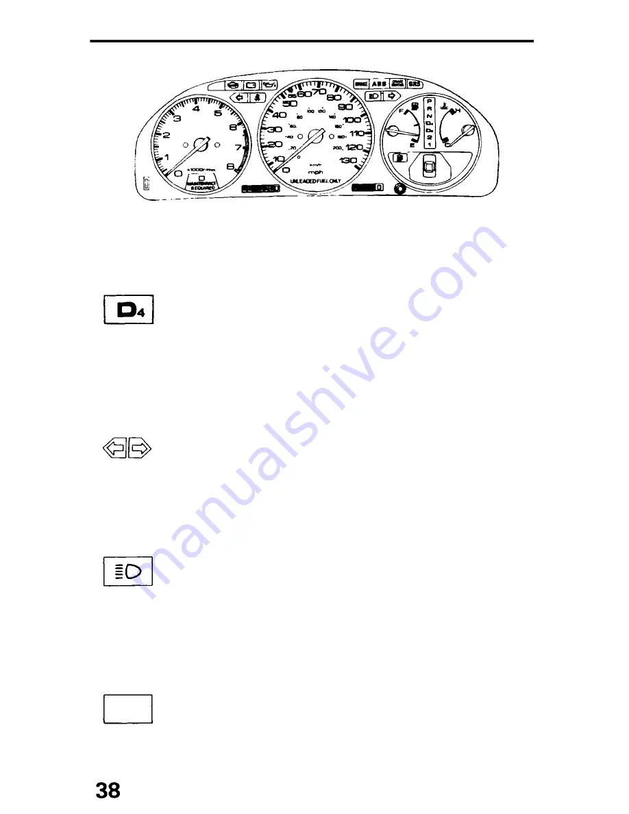 Honda 1992 Accord Coupe Owner'S Manual Download Page 39