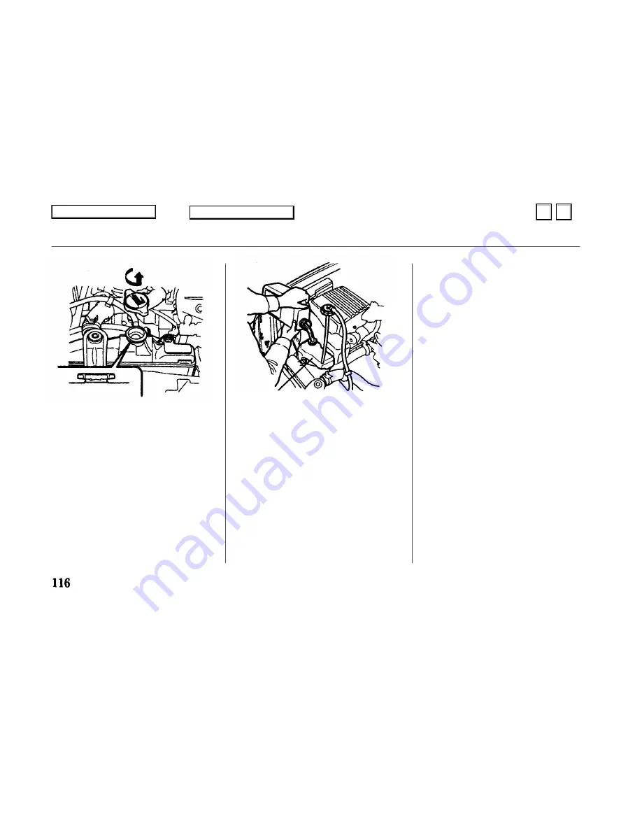 Honda 1993 Civic Coupe Owner'S Manual Download Page 116