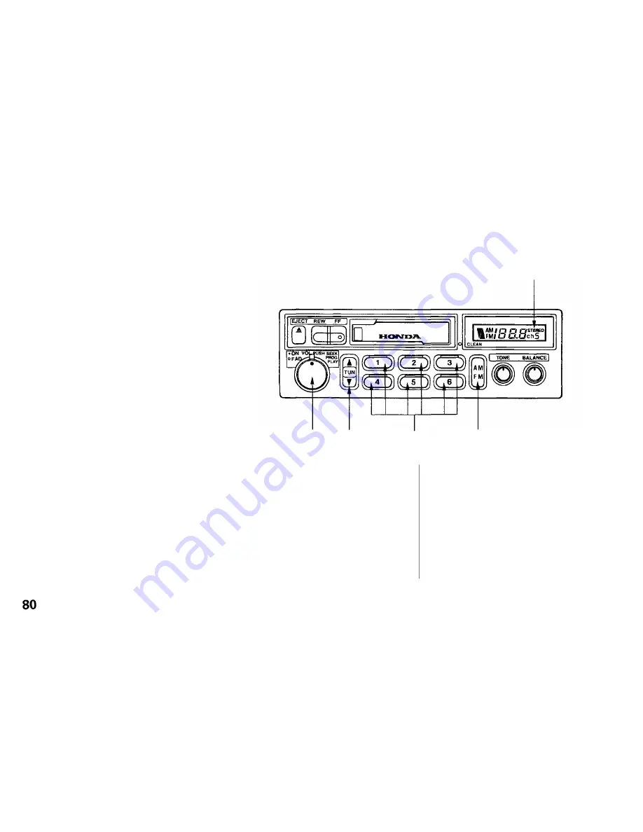 Honda 1994 Accord Sedan Owner'S Manual Download Page 79