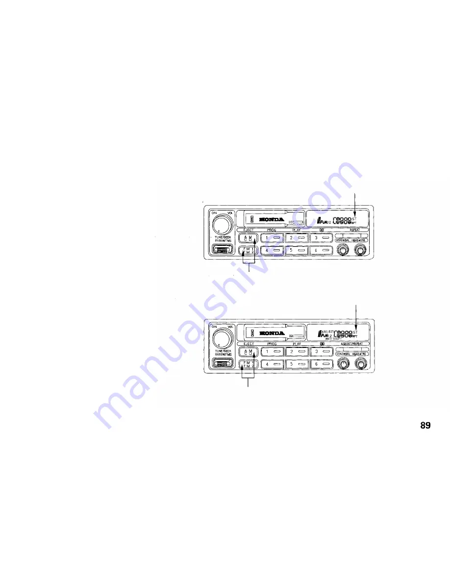 Honda 1994 Accord Sedan Owner'S Manual Download Page 88