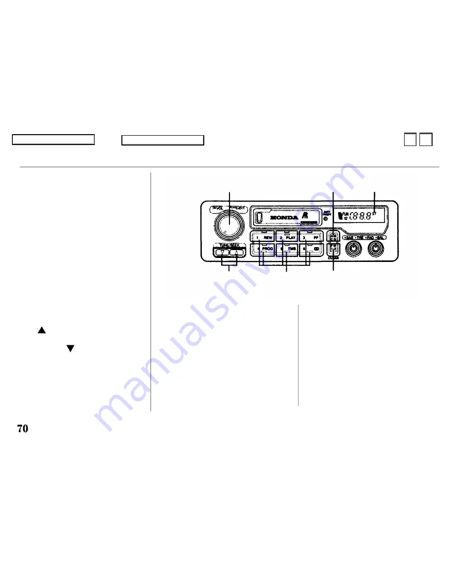 Honda 1994 Civic Coupe Online Reference Owner'S Manual Download Page 70