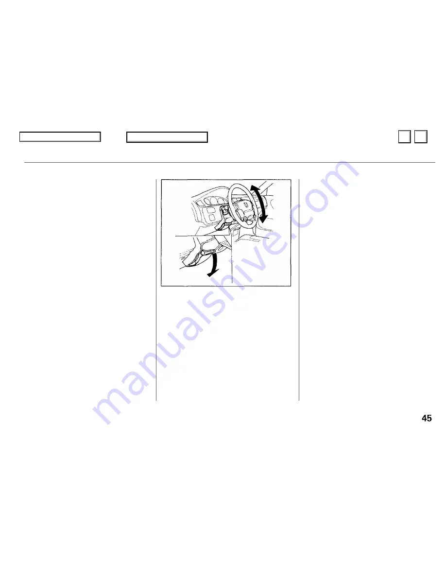 Honda 1995 Civic Sedan Owner'S Manual Download Page 45