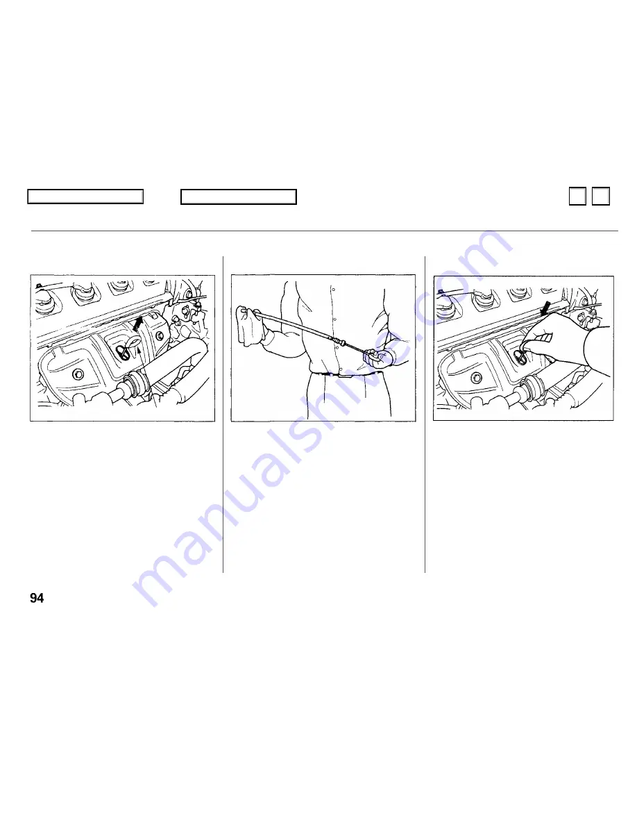 Honda 1995 Civic Sedan Owner'S Manual Download Page 94