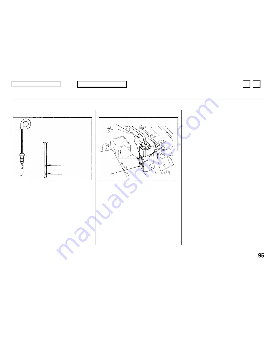 Honda 1995 Civic Sedan Owner'S Manual Download Page 95