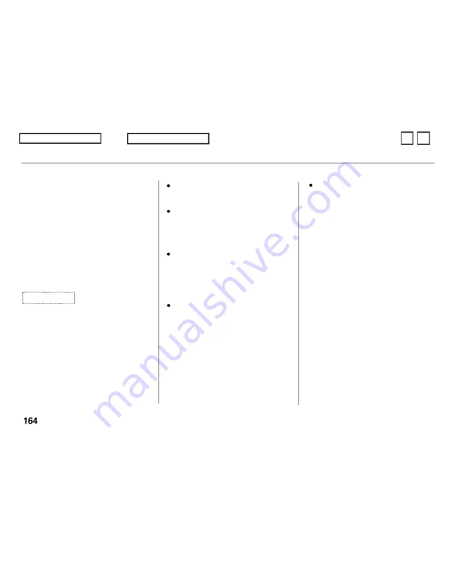 Honda 1995 Civic Sedan Owner'S Manual Download Page 163