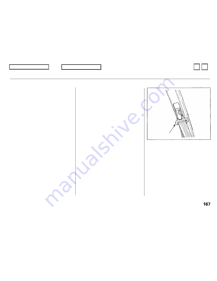 Honda 1995 Civic Sedan Owner'S Manual Download Page 166