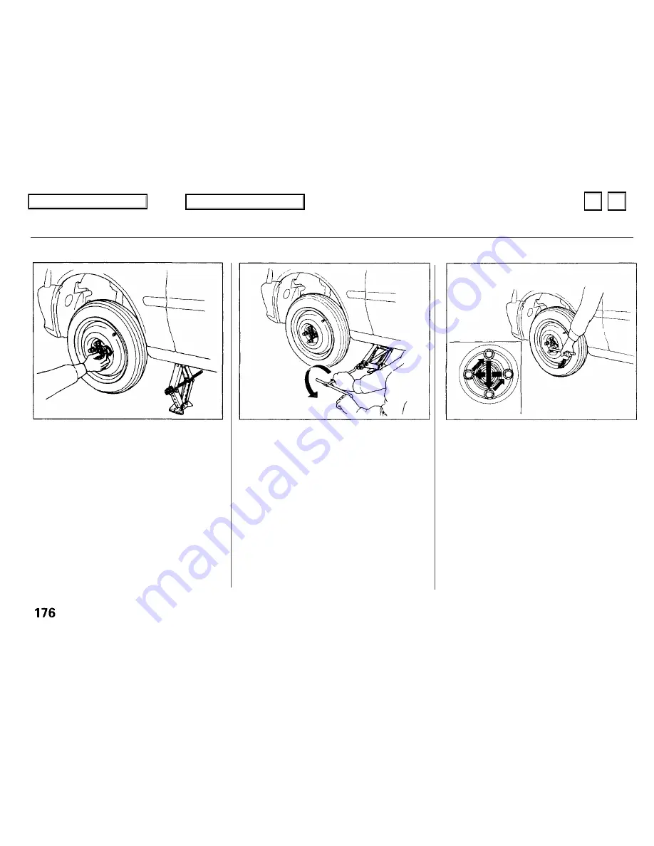 Honda 1995 Civic Sedan Owner'S Manual Download Page 174