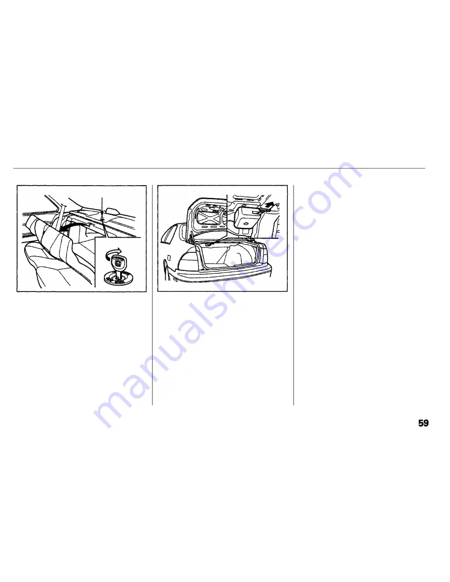 Honda 1996 Accord Coupe Owner'S Manual Download Page 59