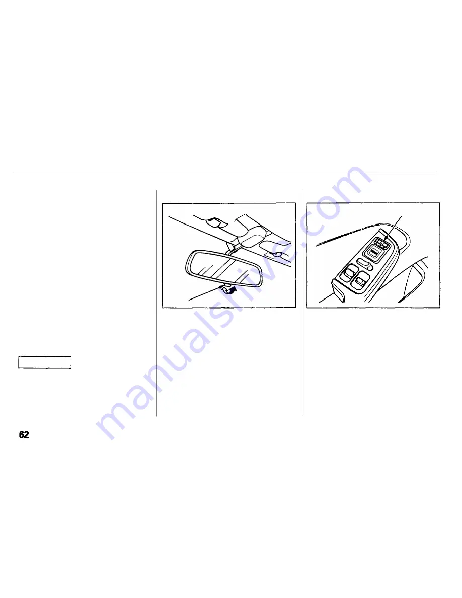 Honda 1996 Accord Coupe Owner'S Manual Download Page 62