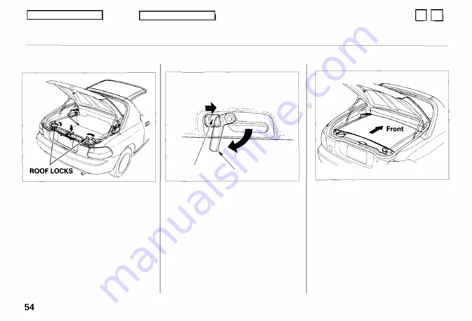 Honda 1996 Civic Del Sol Owner'S Manual Download Page 54