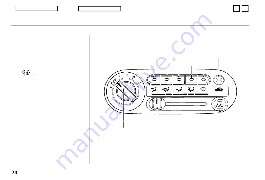 Honda 1996 Civic Del Sol Owner'S Manual Download Page 73