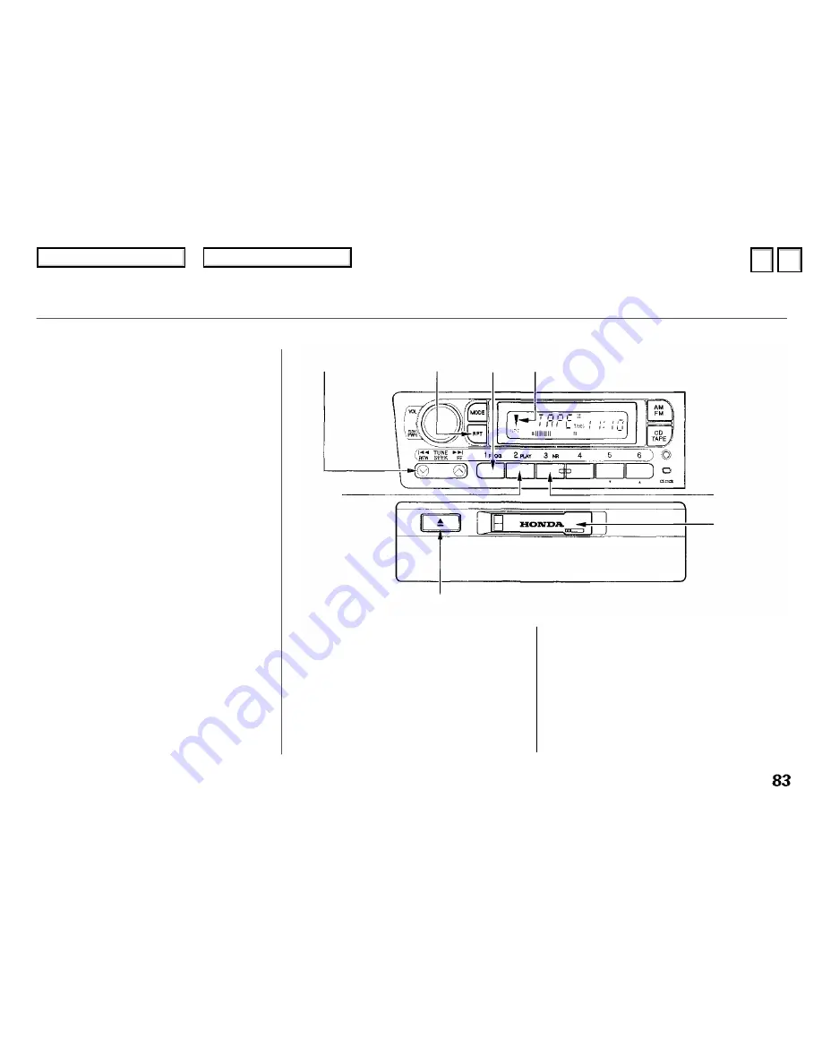 Honda 1996 Civic Sedan Online Reference Owner'S Manual Download Page 83