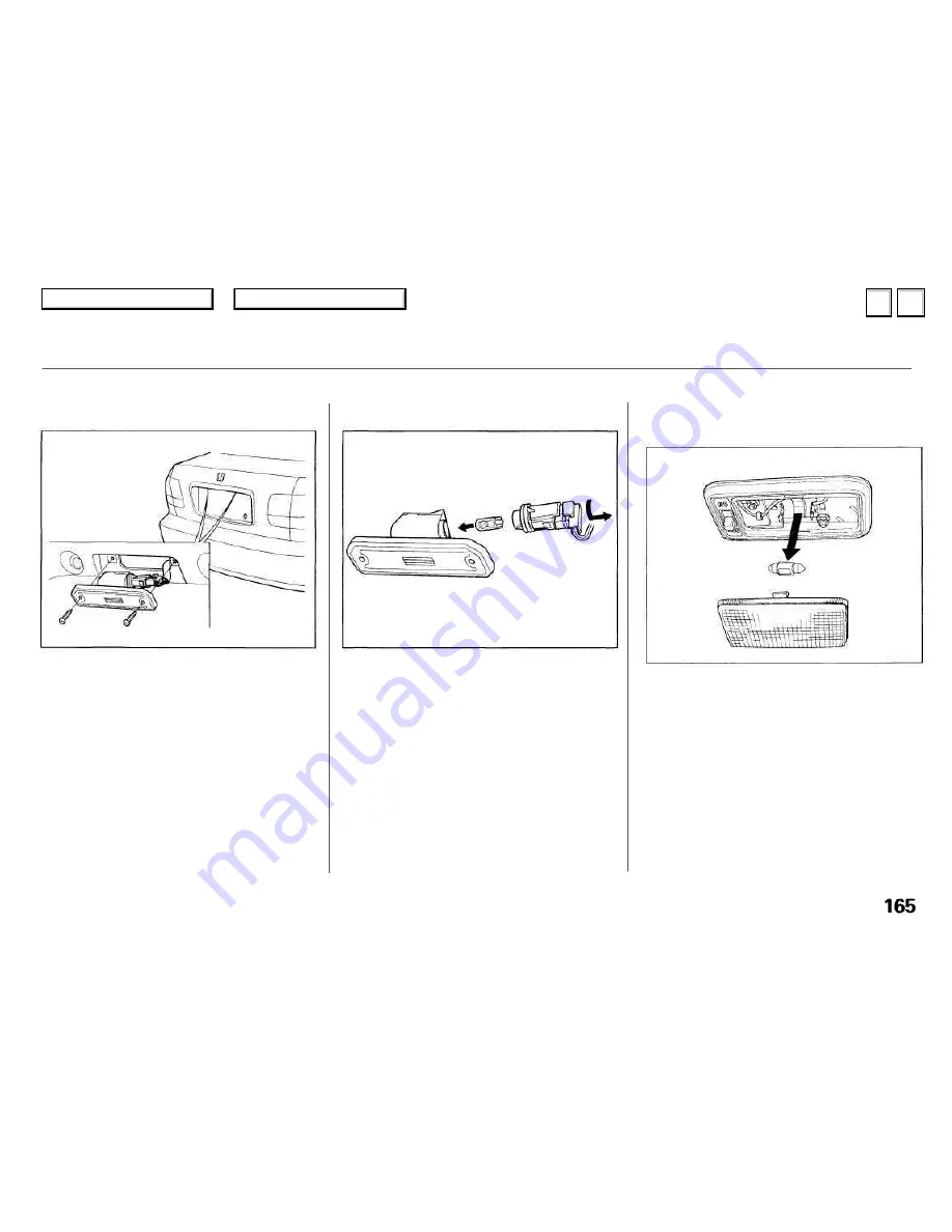 Honda 1996 Civic Sedan Online Reference Owner'S Manual Download Page 164