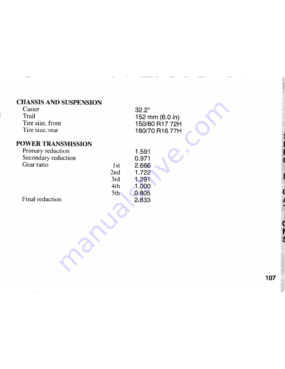 Honda 1997 GL1500C Valkirie Скачать руководство пользователя страница 115