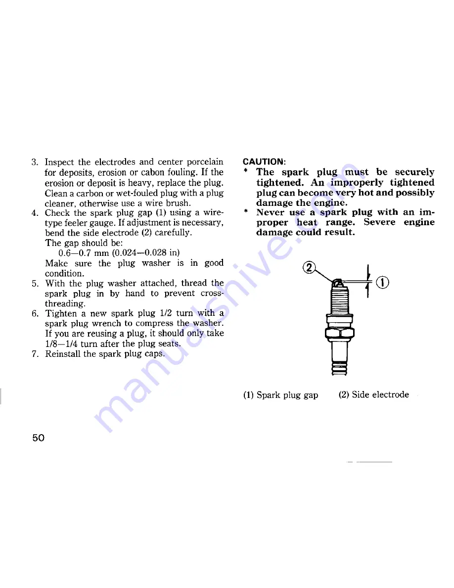 Honda 1998 CD250U Owner'S Manual Download Page 56