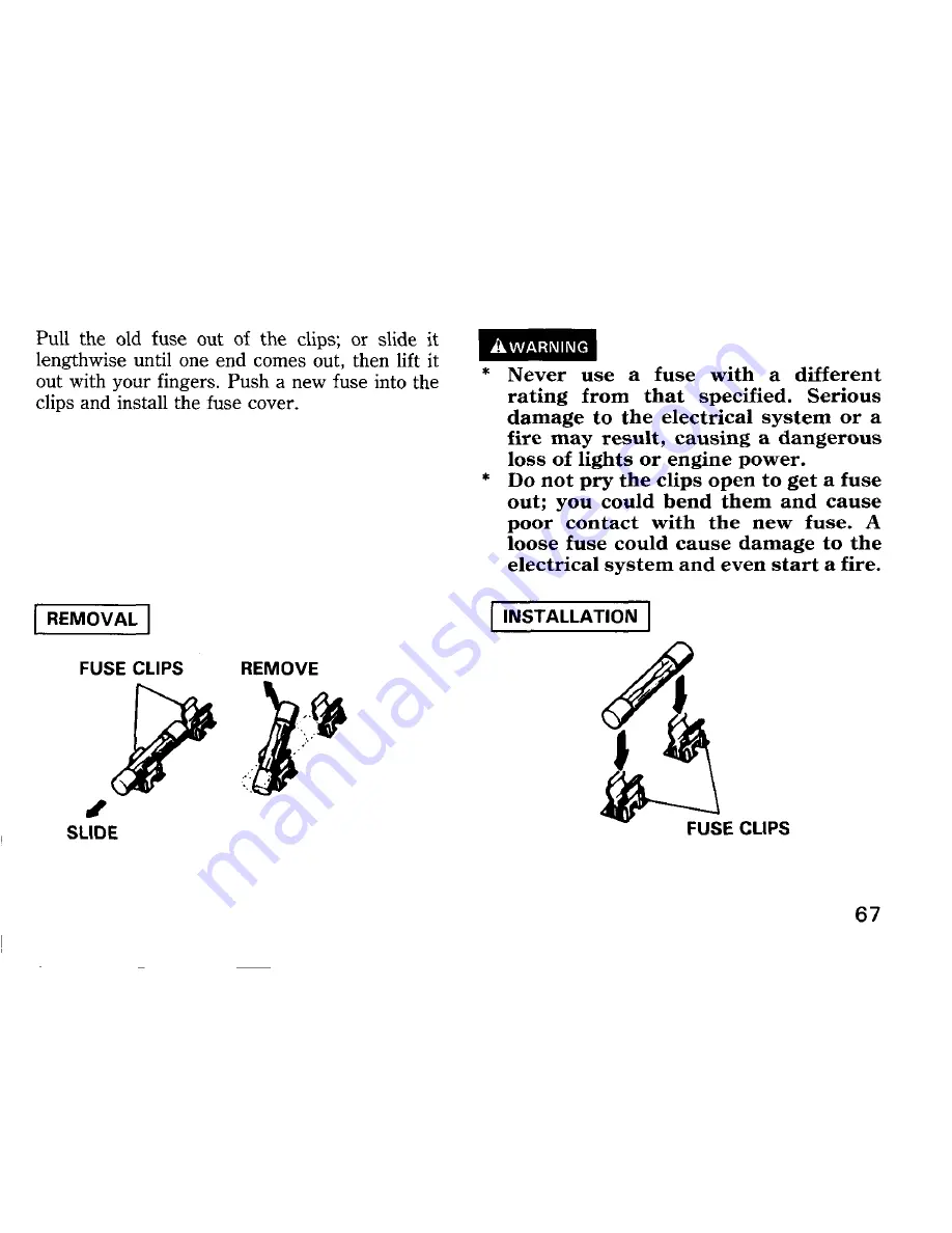 Honda 1998 CD250U Owner'S Manual Download Page 73