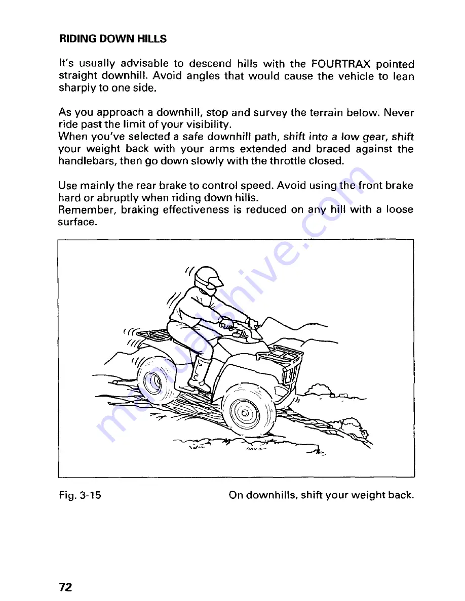 Honda 1998 TRX250 Скачать руководство пользователя страница 77