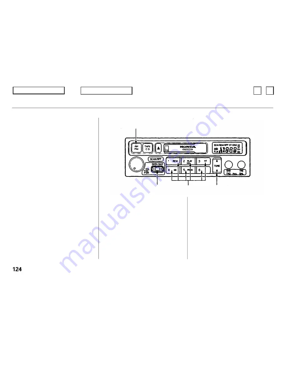 Honda 1999 Accord Coupe Owner'S Manual Download Page 124