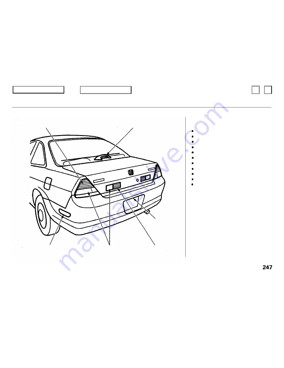 Honda 1999 Accord Coupe Owner'S Manual Download Page 245