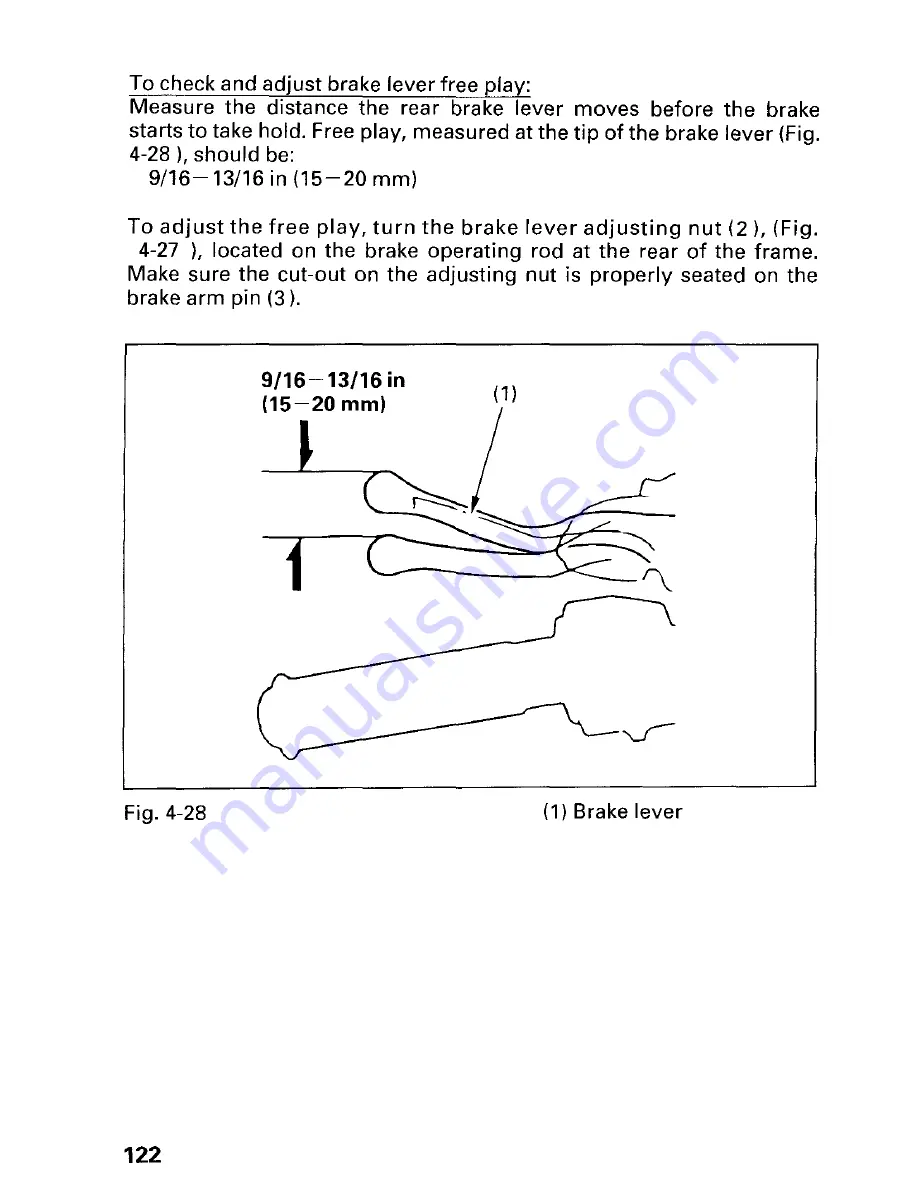 Honda 1999 TRX300 FourTrax 300 Owner'S Manual Download Page 128