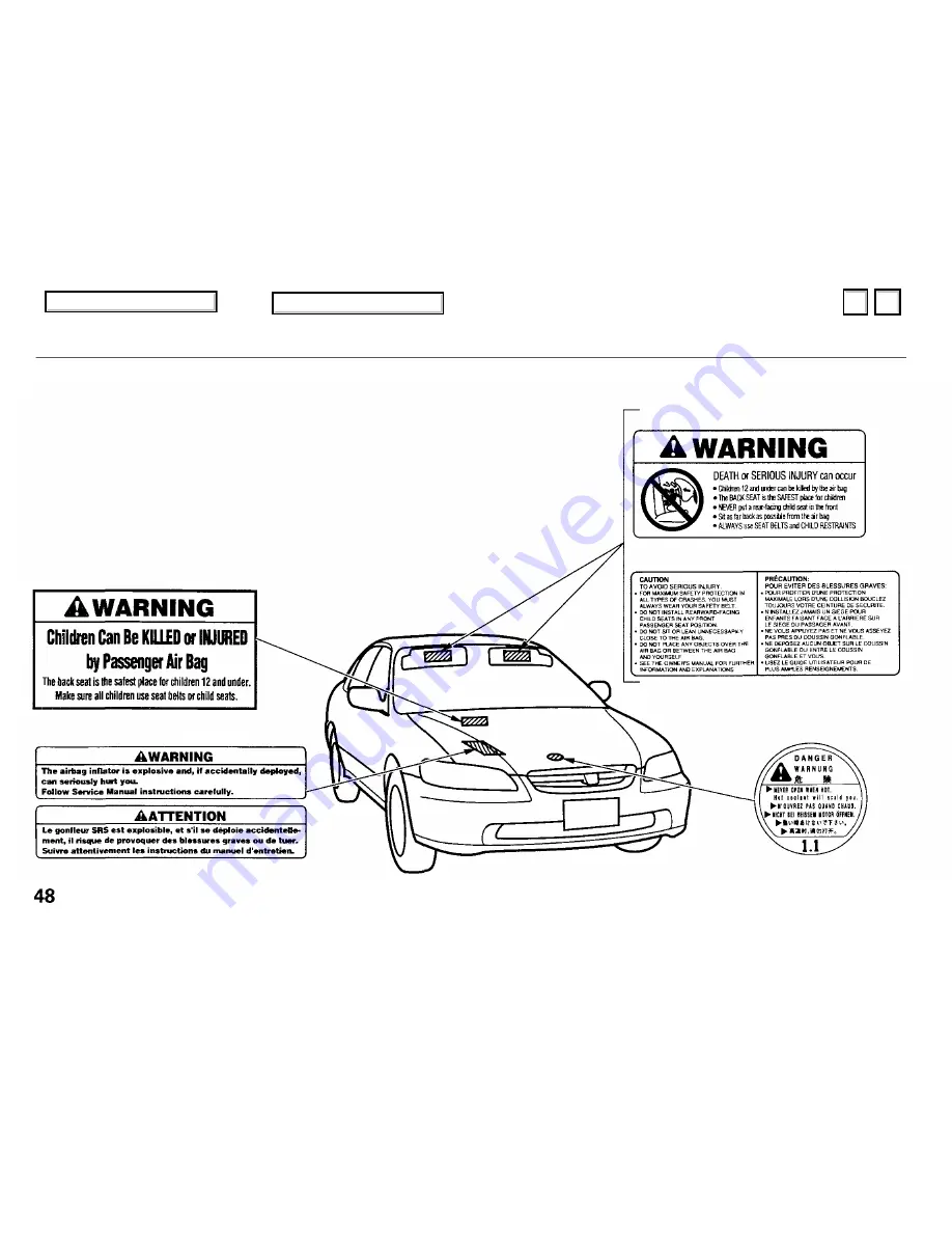 Honda 2000 Accord Sedan Online Reference Owner'S Manual Download Page 49