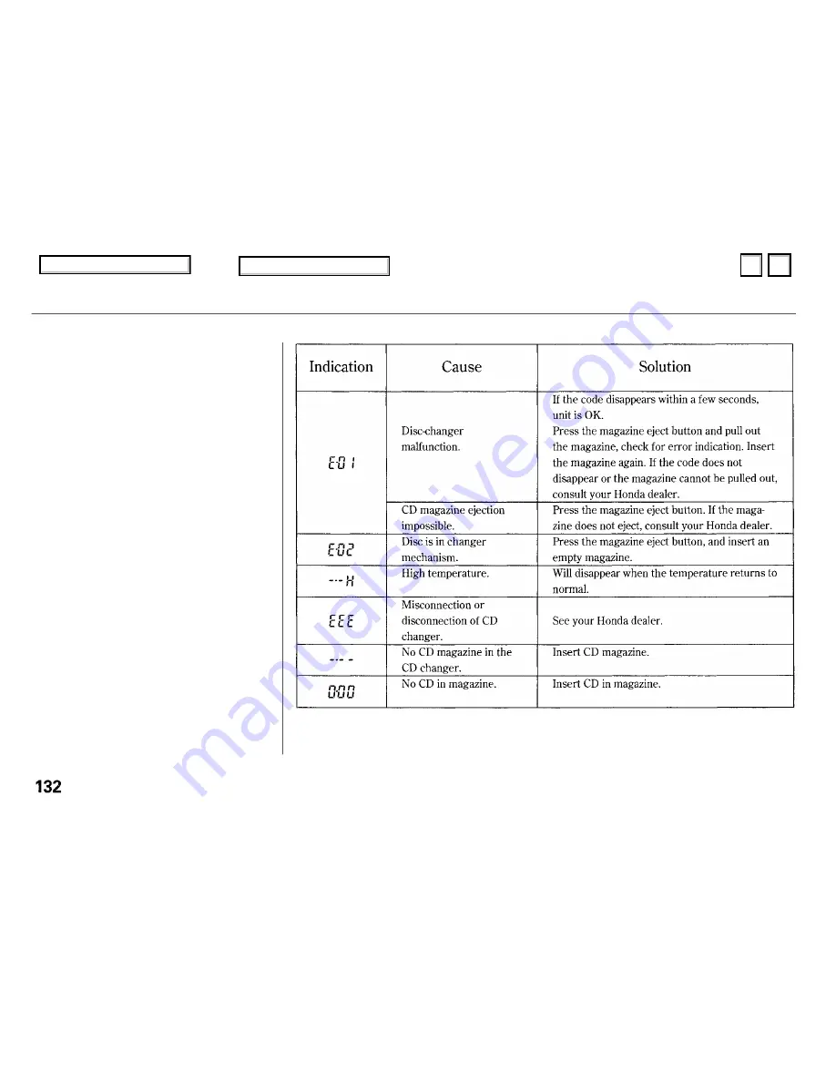 Honda 2000 Accord Sedan Online Reference Owner'S Manual Download Page 133