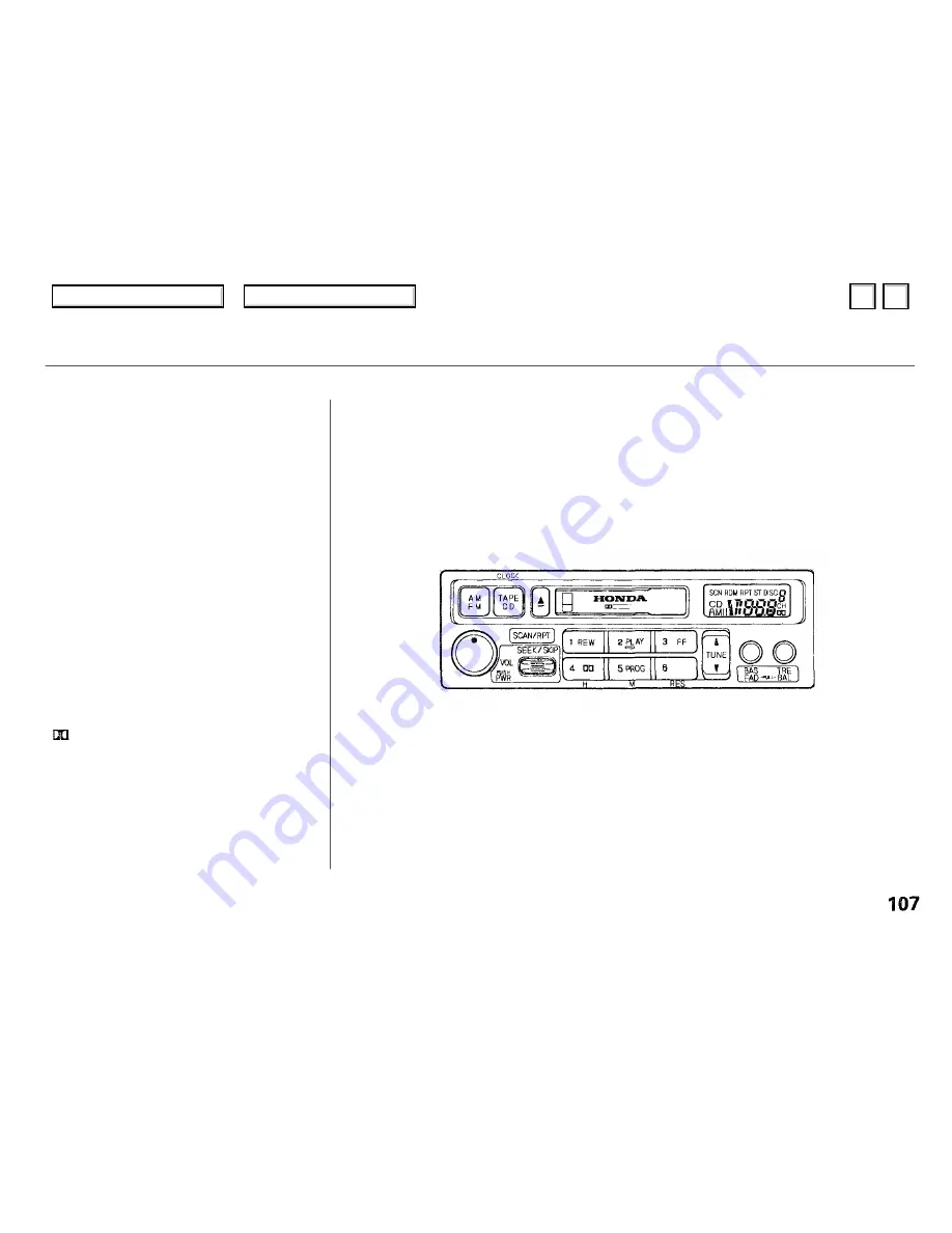 Honda 2000 Civic Coupe Owner'S Manual Download Page 108