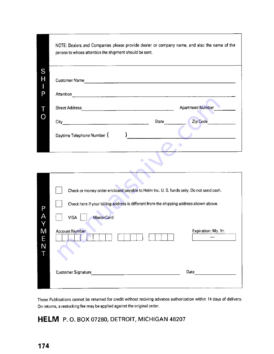 Honda 2000 TRX 350FE FourTrax Rancher 4x4 ES Owner'S Manual Download Page 178