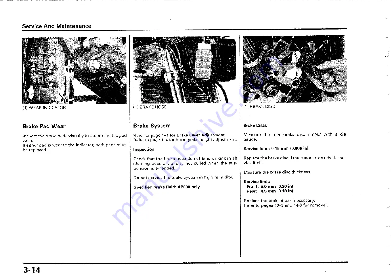 Honda 2000-VTR1000 SP1 Owner'S Manual Download Page 51