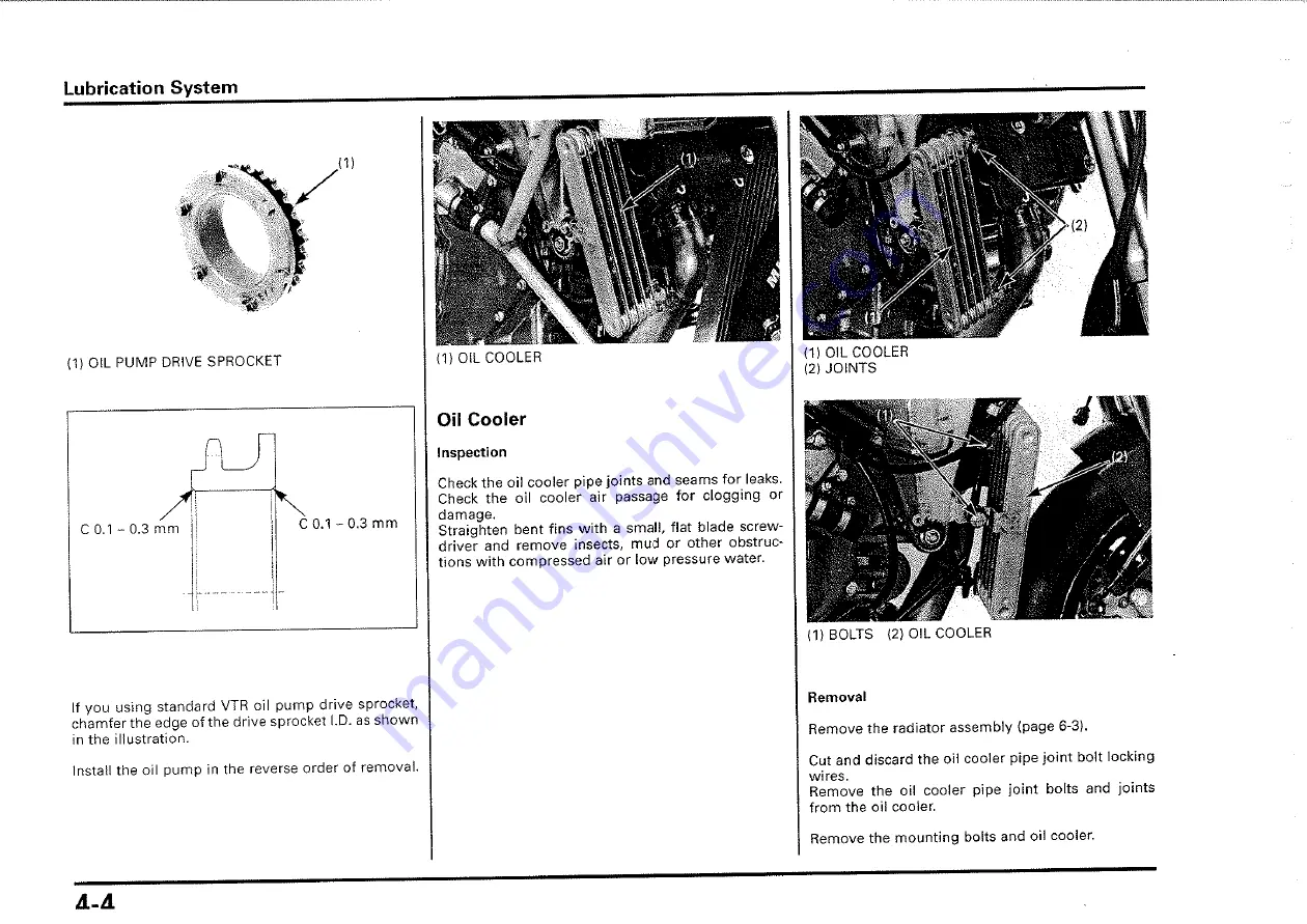 Honda 2000-VTR1000 SP1 Owner'S Manual Download Page 63